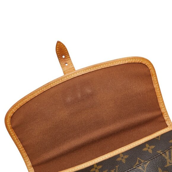 LOUIS VUITTON Brown Monogram Leather Shoulder Bag - Picture 6 of 11